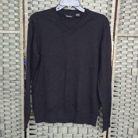 Claiborne Other - Men's Black Cashmere Blend V-Neck Sweater Size Small